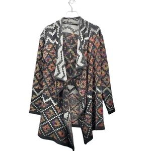 Absolutely Famous Sweater Long South Western Aztec Knit Sweater medium